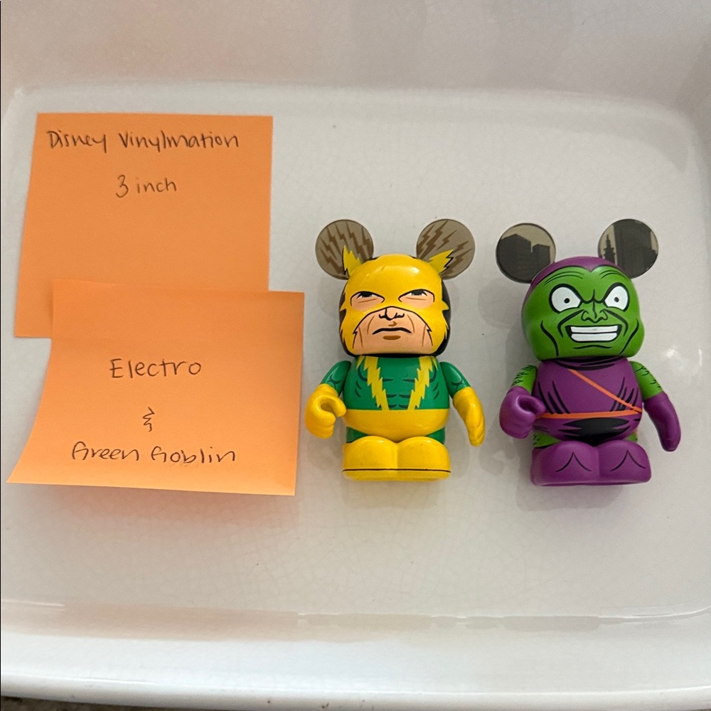 Disney Vinylmation Electro & Green Goblin Purple